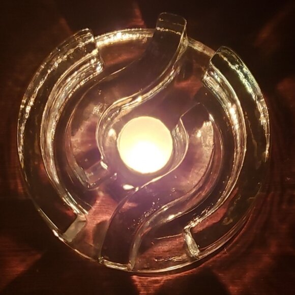 GLASDESIGN by GeorgShütte Glass Teapot Warmer - Germany MCM/VTG - Picture 7 of 9